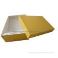 China gold printing storage box with lid
